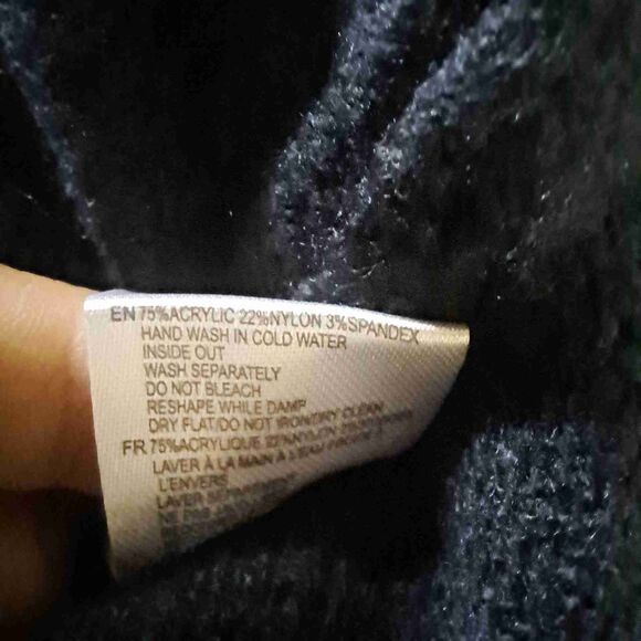 RDI Eclipse Long Sleeve V-Neck Ribbed Trim Sweater Size Small - Picture 8 of 8